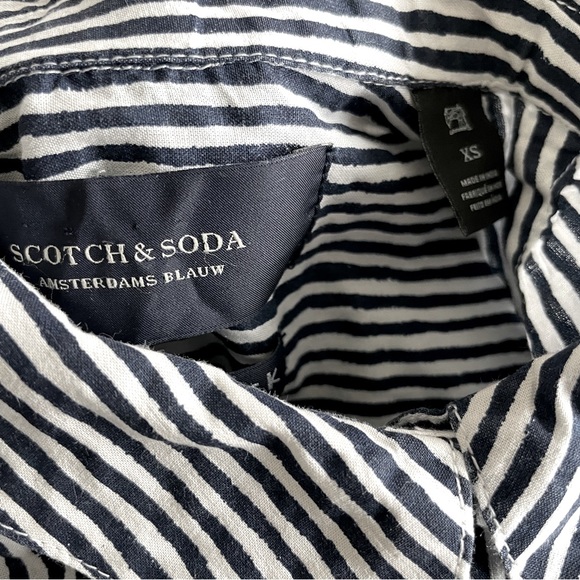 Like New Scotch and Soda Striped Shirt - Picture 2 of 6